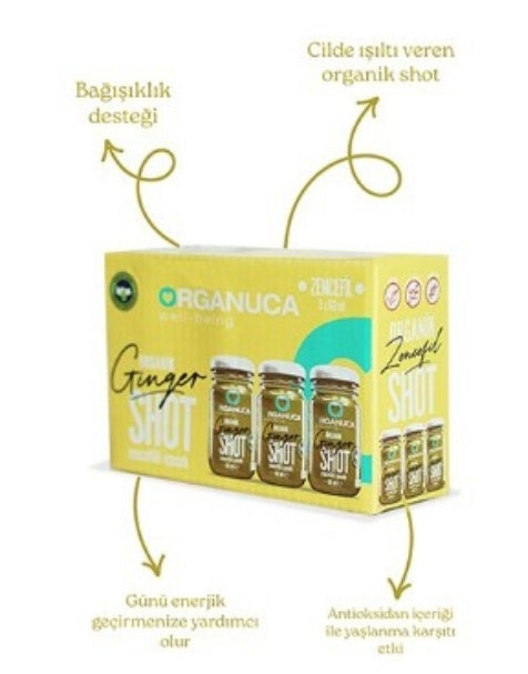 ORGANUCA ZENCEFİL SHOT 60 ML