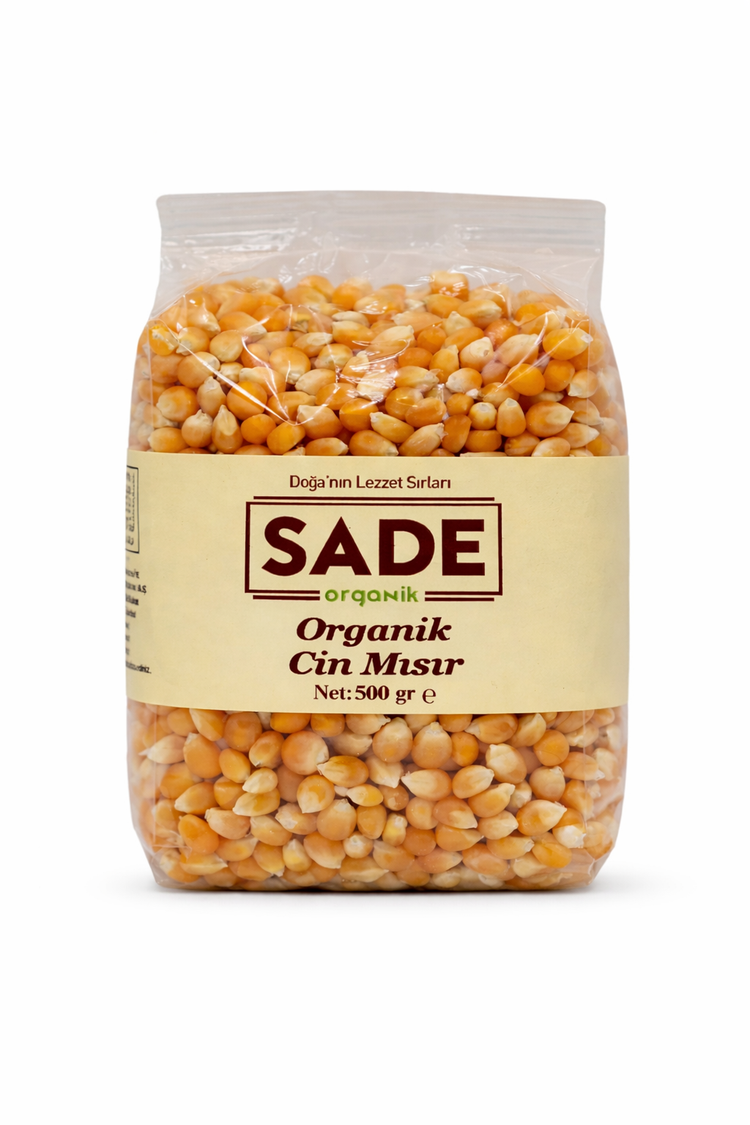 Sade Organik Cin Mısır 500 Gr