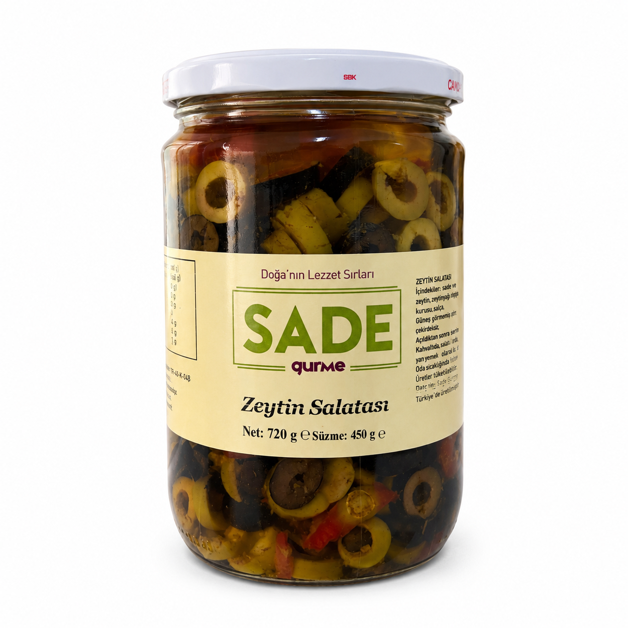 Sade Gurme Zeytin Salatası 580 g.