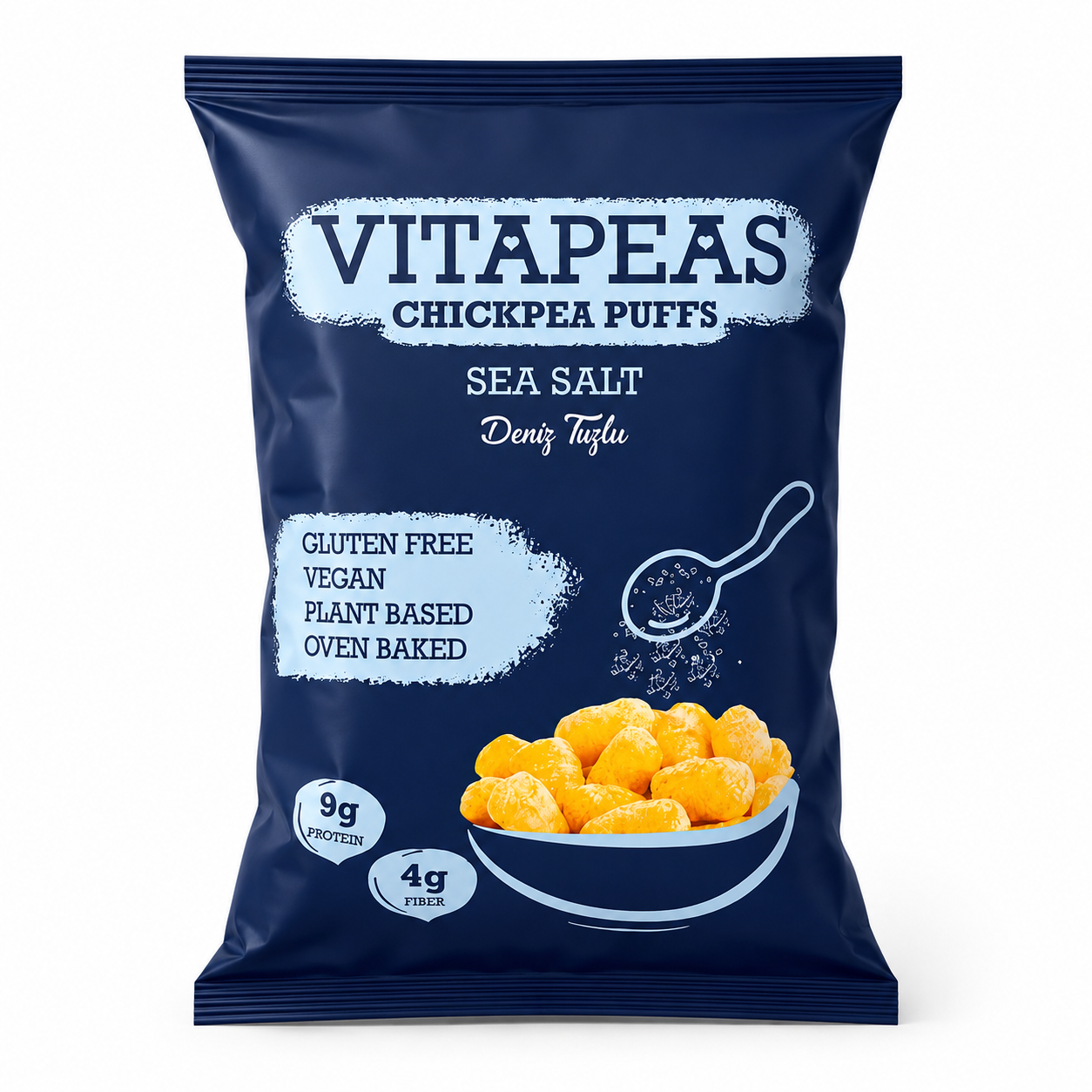 Vitapeas Deniz Tuzlu Nohut Cipsi 55 g. - Sağlıklı Atıştırmalık