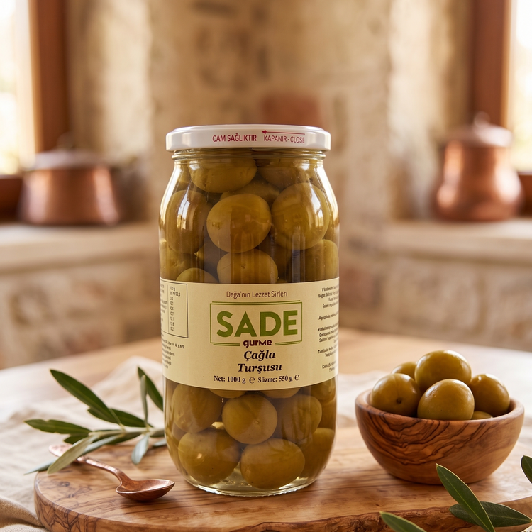 Sade Gurme Çağla Turşusu 1000 ml