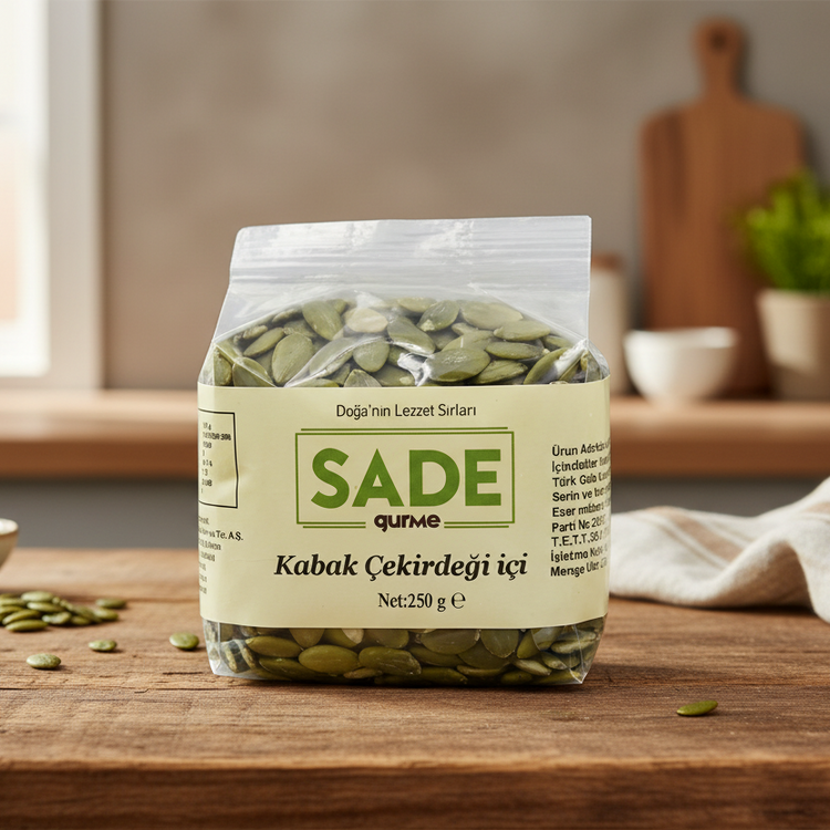 Sade Gurme Kabak Çekirdeği İçi 250 Gr