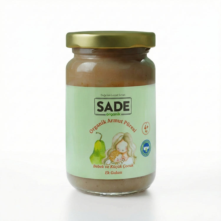 Sade Organik Armut Püresi 100 gr (+4 Ay)