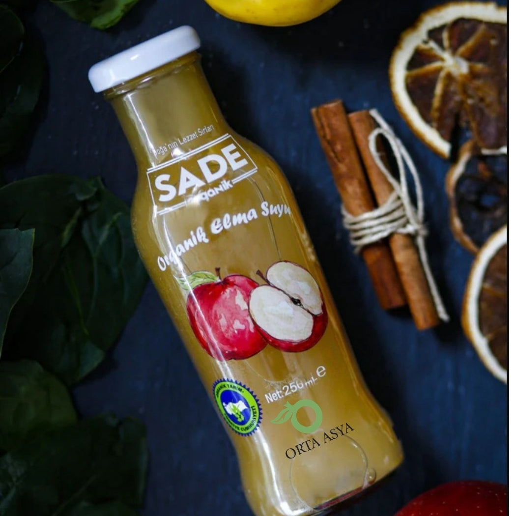 Sade Organik Elma Suyu 250 ml