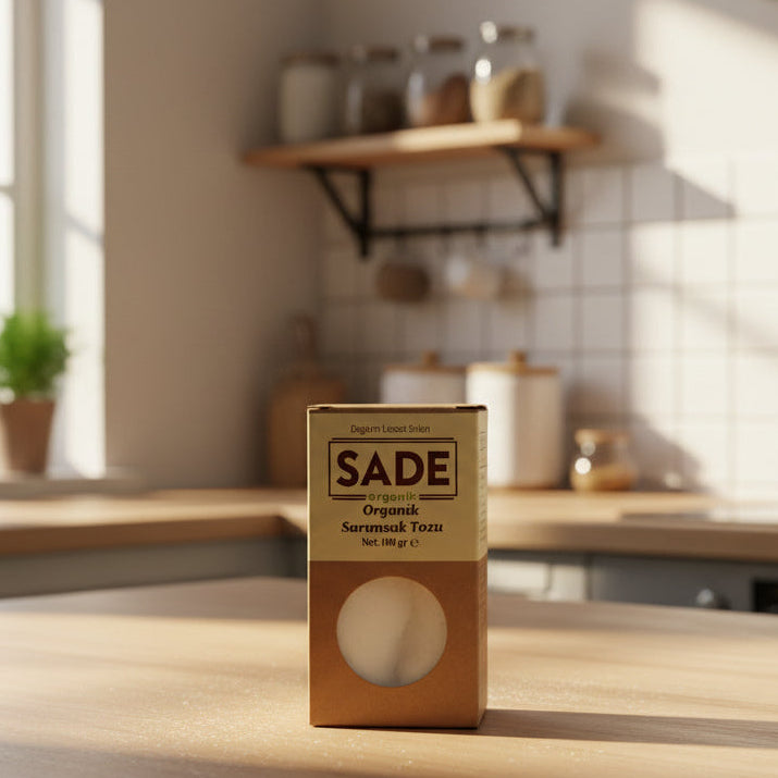 Sade Organik Sarımsak Tozu 100 g.