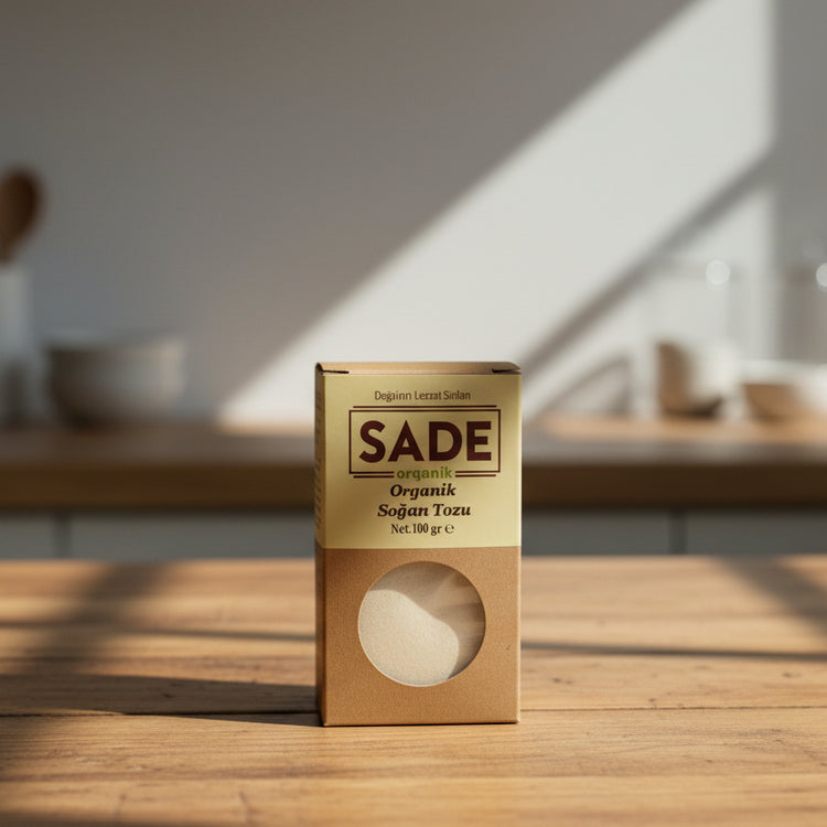Sade Organik Soğan Tozu 100 g.
