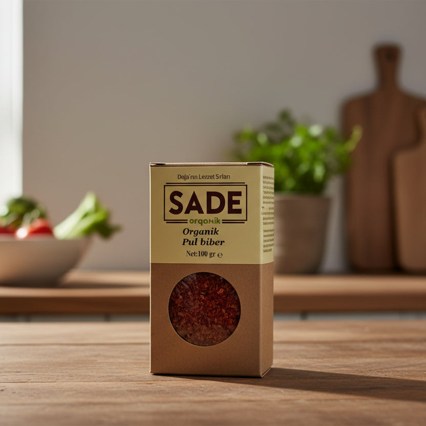 Sade Organik Pul Biber 100 g.