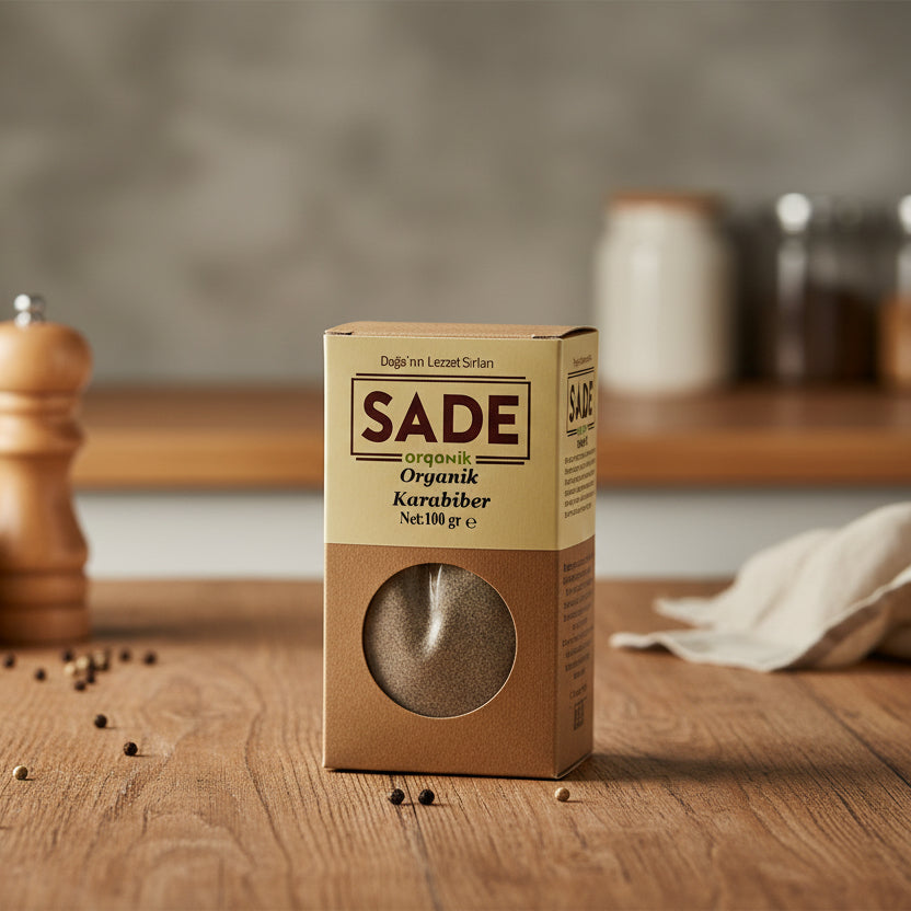 Sade Organik Karabiber 100 g.