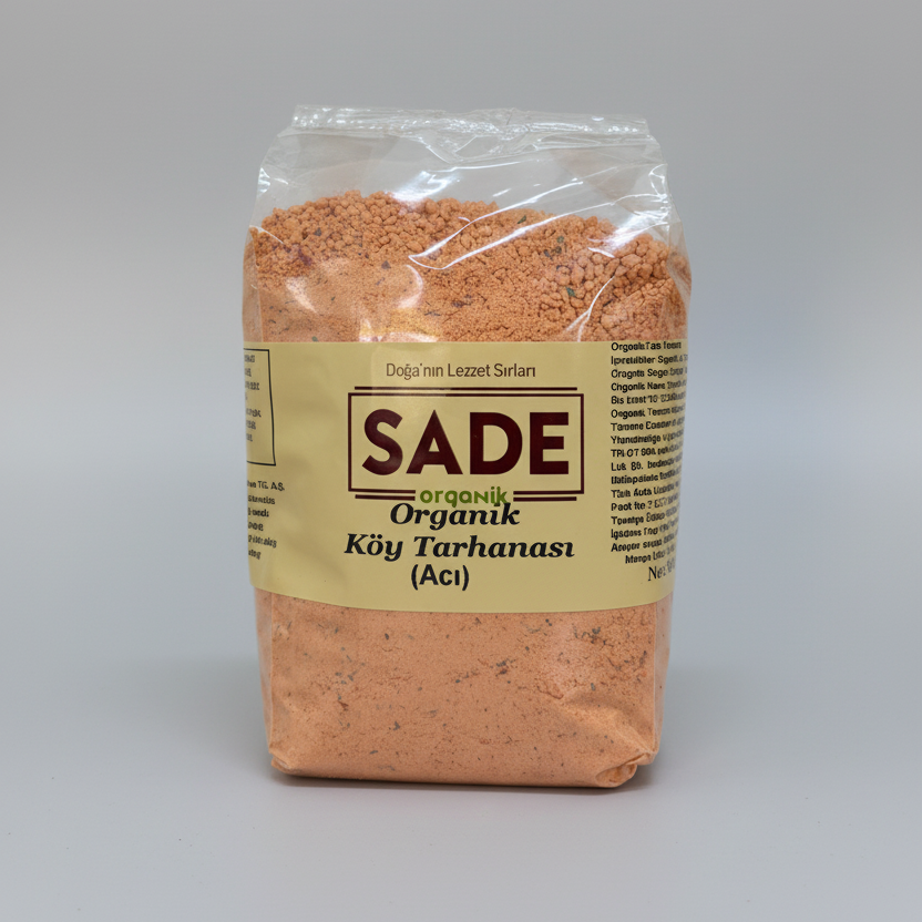 Sade Gurme Köy Tarhanası Acı 500 Gr