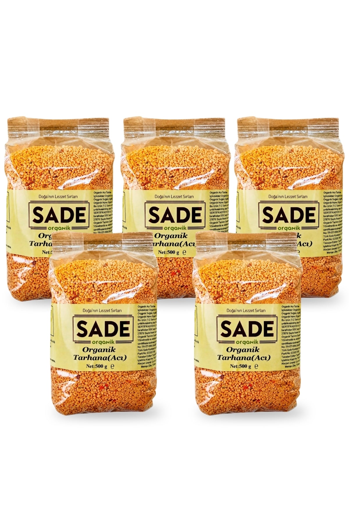 SADE ACI TARHANA 500 GR 5 Lİ PAKET