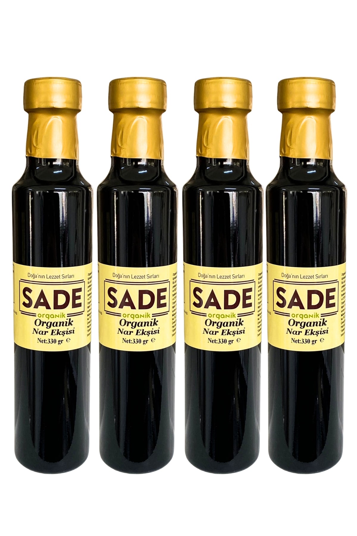 SADE ORGANİK NAR EKŞİSİ 330 GR 4 LÜ PAKET