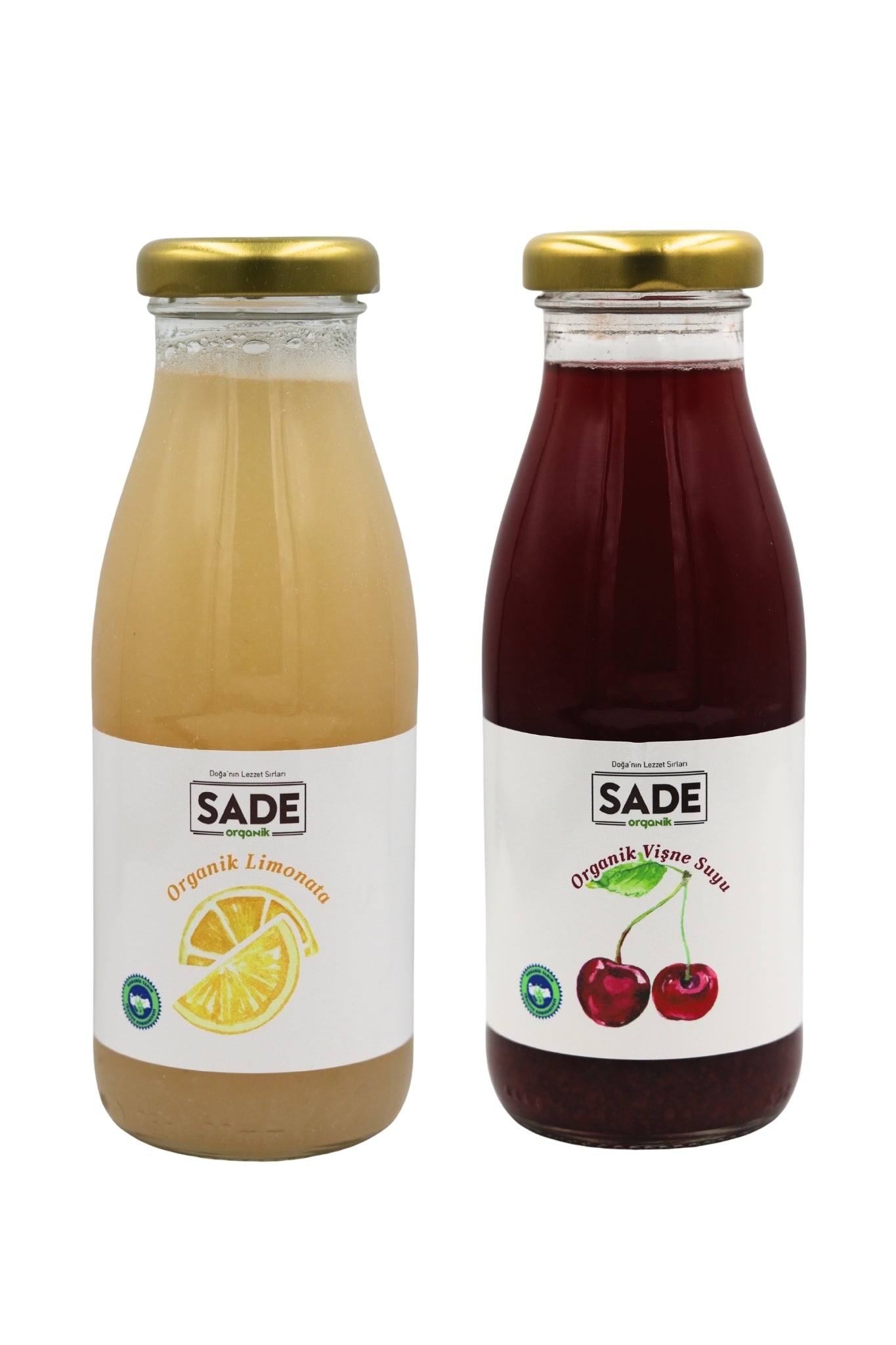 SADE ORGANİK LİMONATA 250 ML +VİŞNE SUYU 250