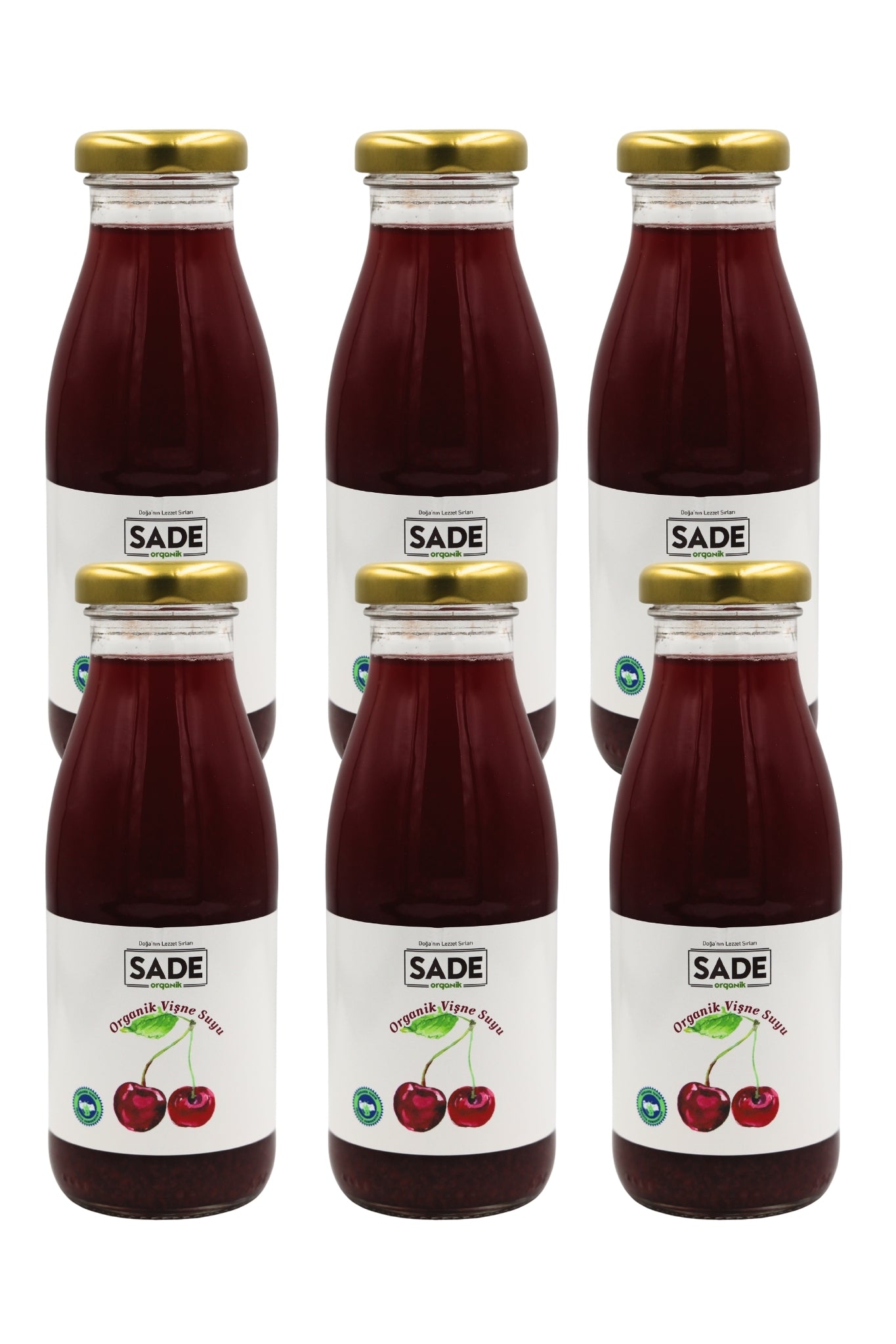 SADE ORGANİK VİŞNE SUYU 250 GR 6 Lİ PAKET