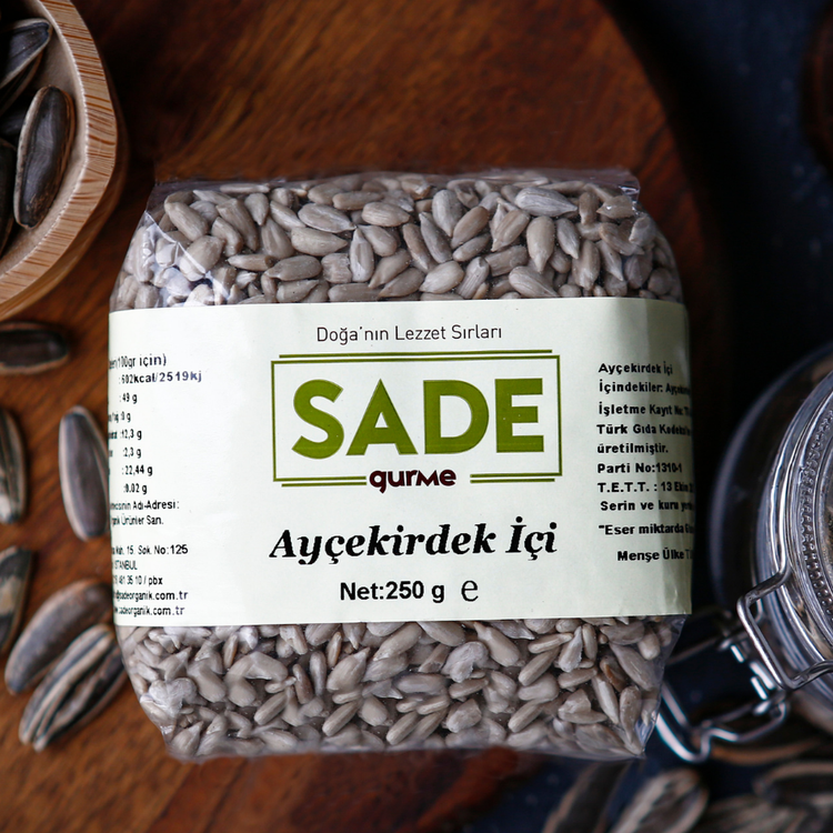 Sade Gurme Ayçekirdek İçi 250 Gr