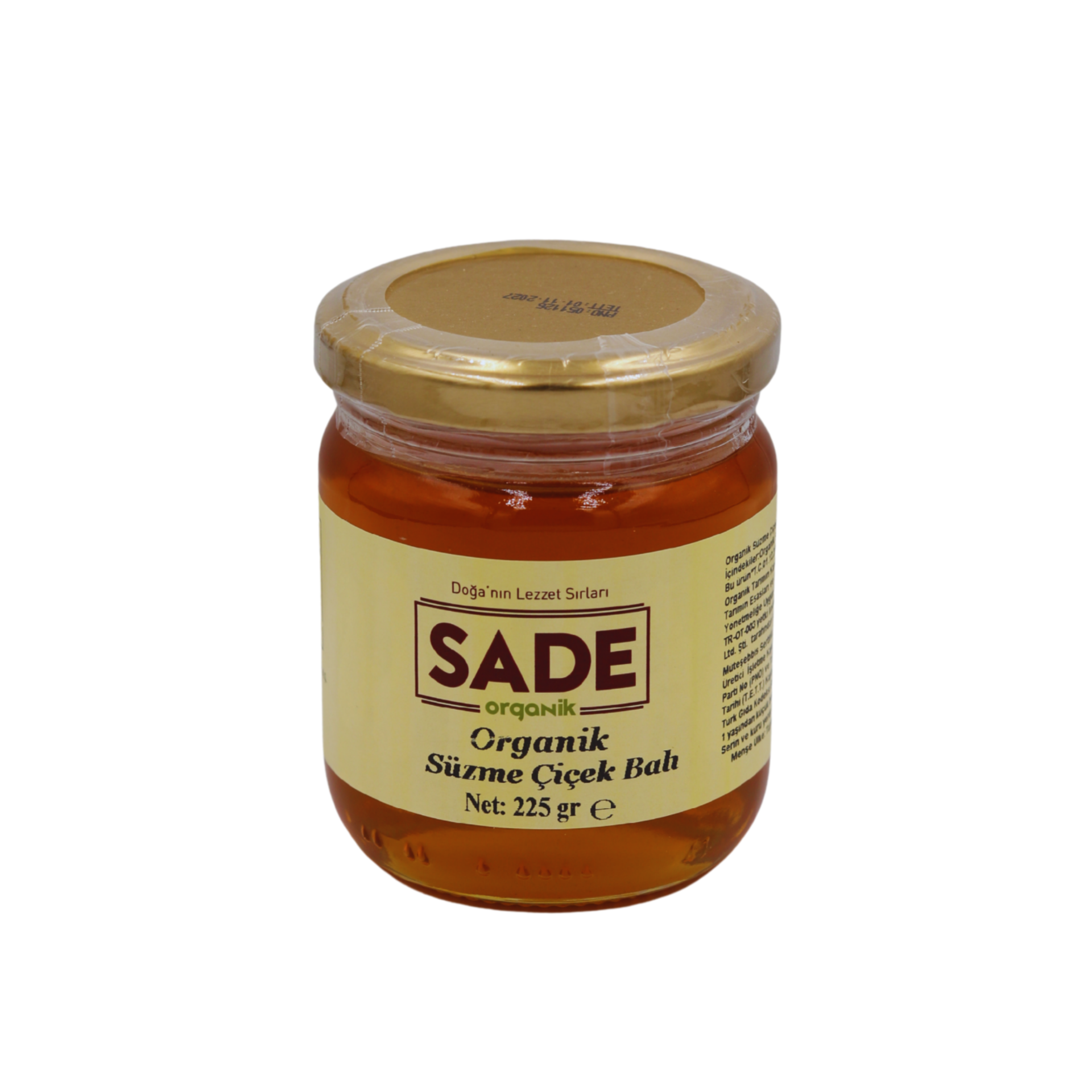 Organik Süzme Çiçek Balı - 225 Gr