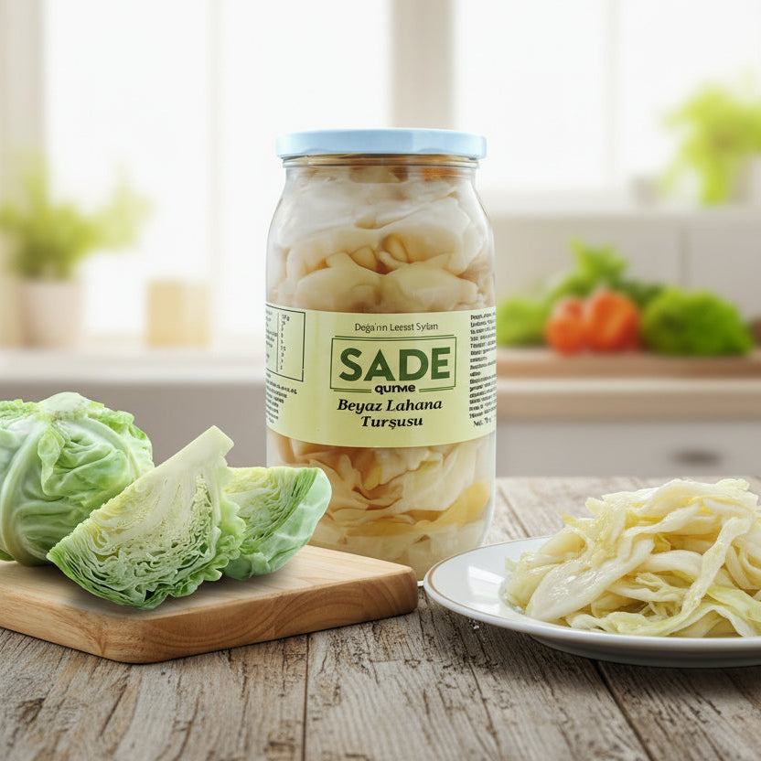 Sade Gurme Beyaz Lahana Turşusu 780 Gr