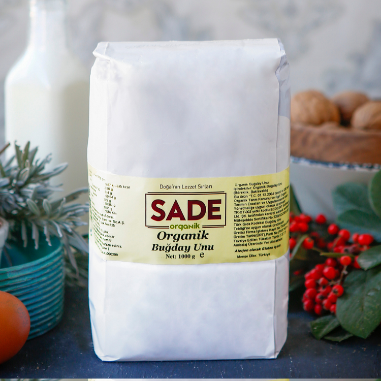Sade Organik Buğday Unu 1000 Gr