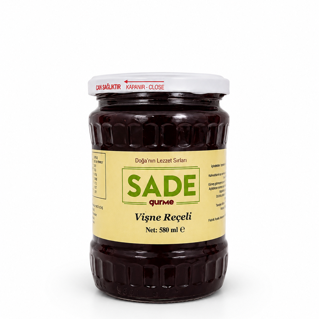 Sade Gurme Vişne Reçeli 580 ml