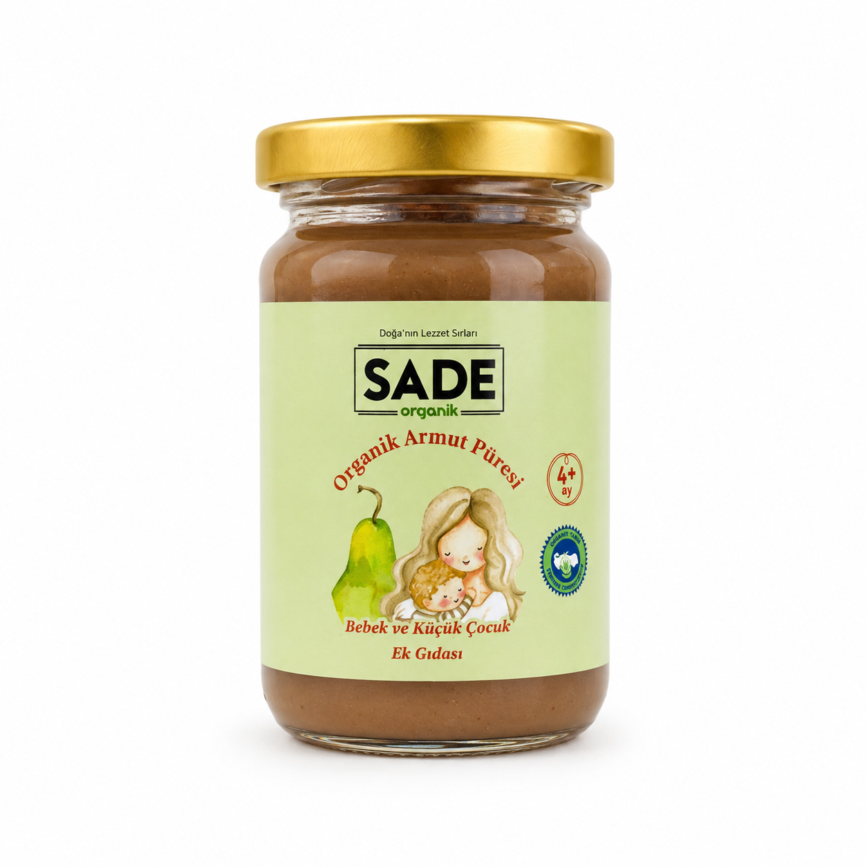 Sade Organik Armut Püresi 100 gr (+4 Ay)