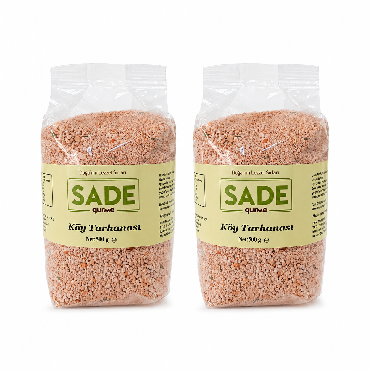 SADE GURME KÖY TARHANASI (TATLI) 500 GR 2 Lİ PAKET