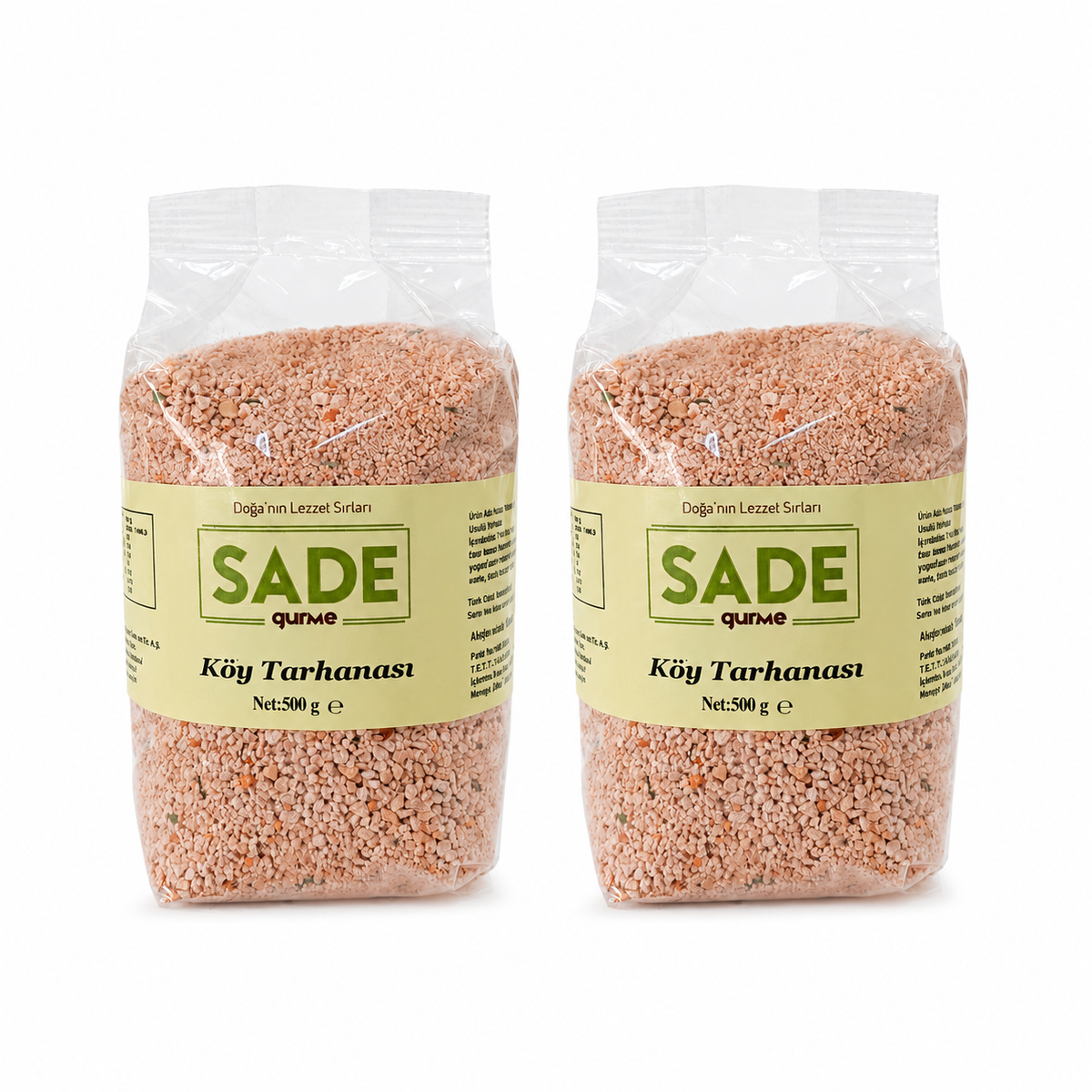 SADE TARHANASI (TATLI) 500 GR 2 Lİ PAKET