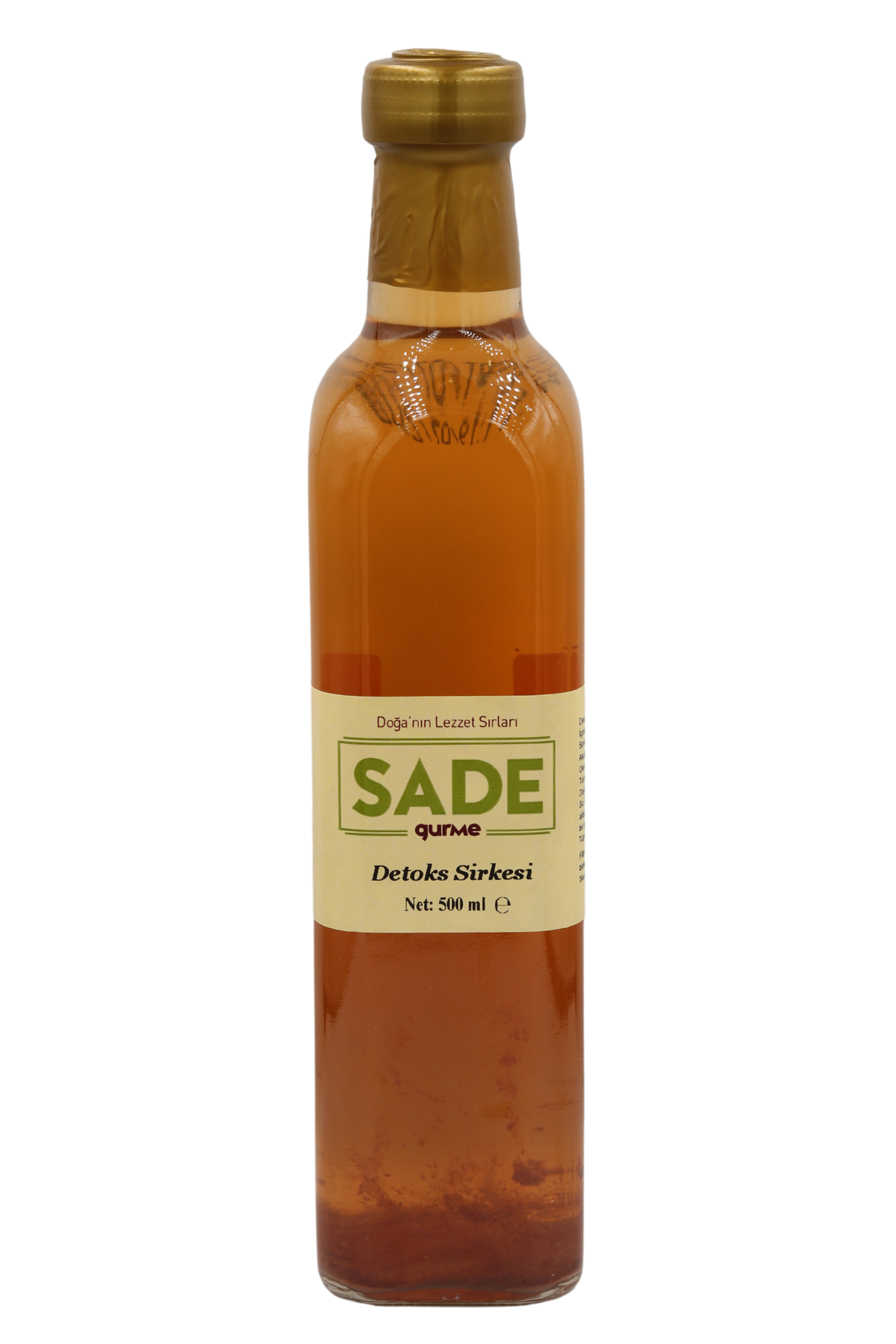 Sade Gurme Katkısız Detoks Sirkesi - 500 ml