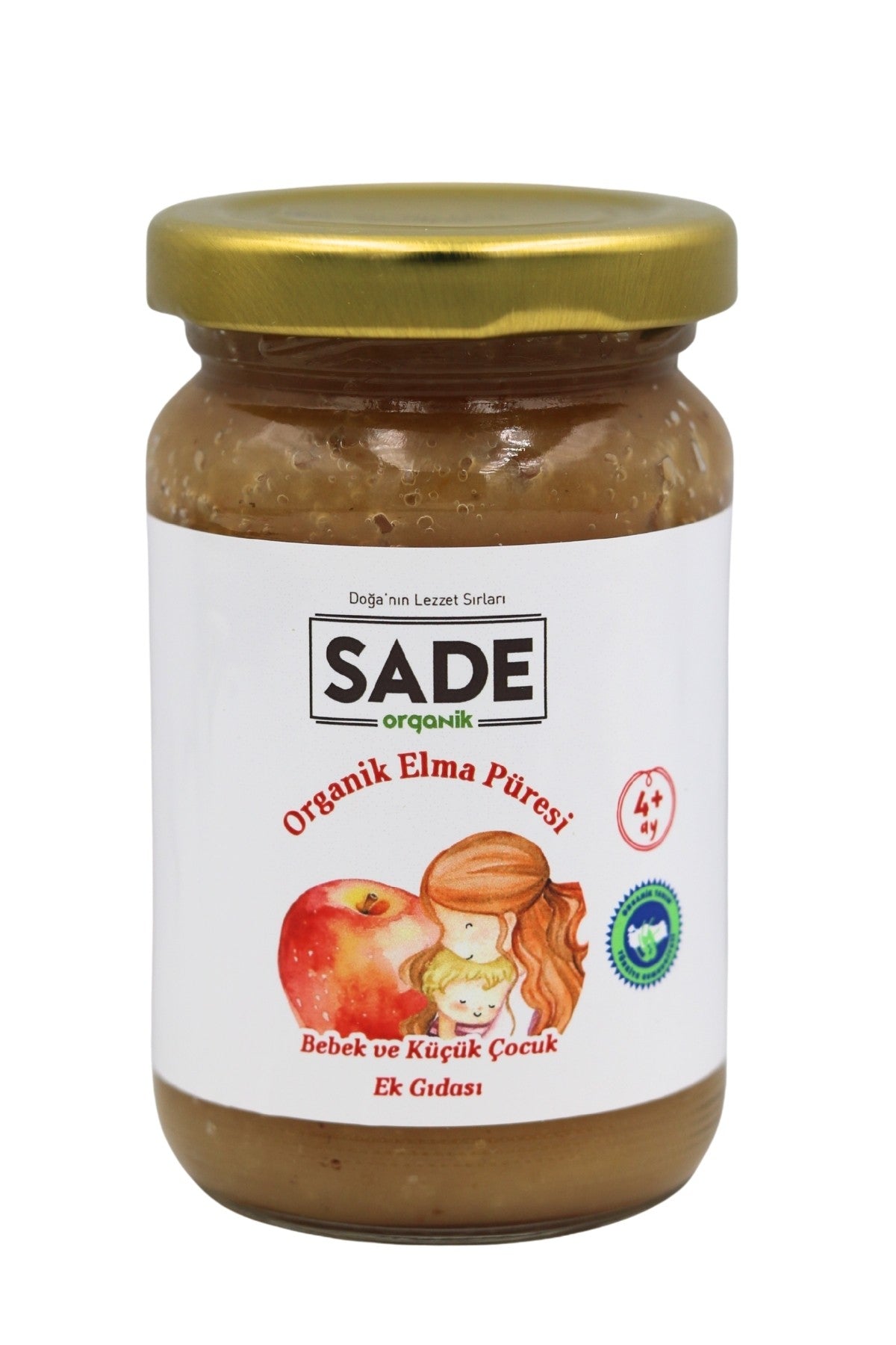 SADE ORGANİK ELMA PÜRESİ 100 GR.