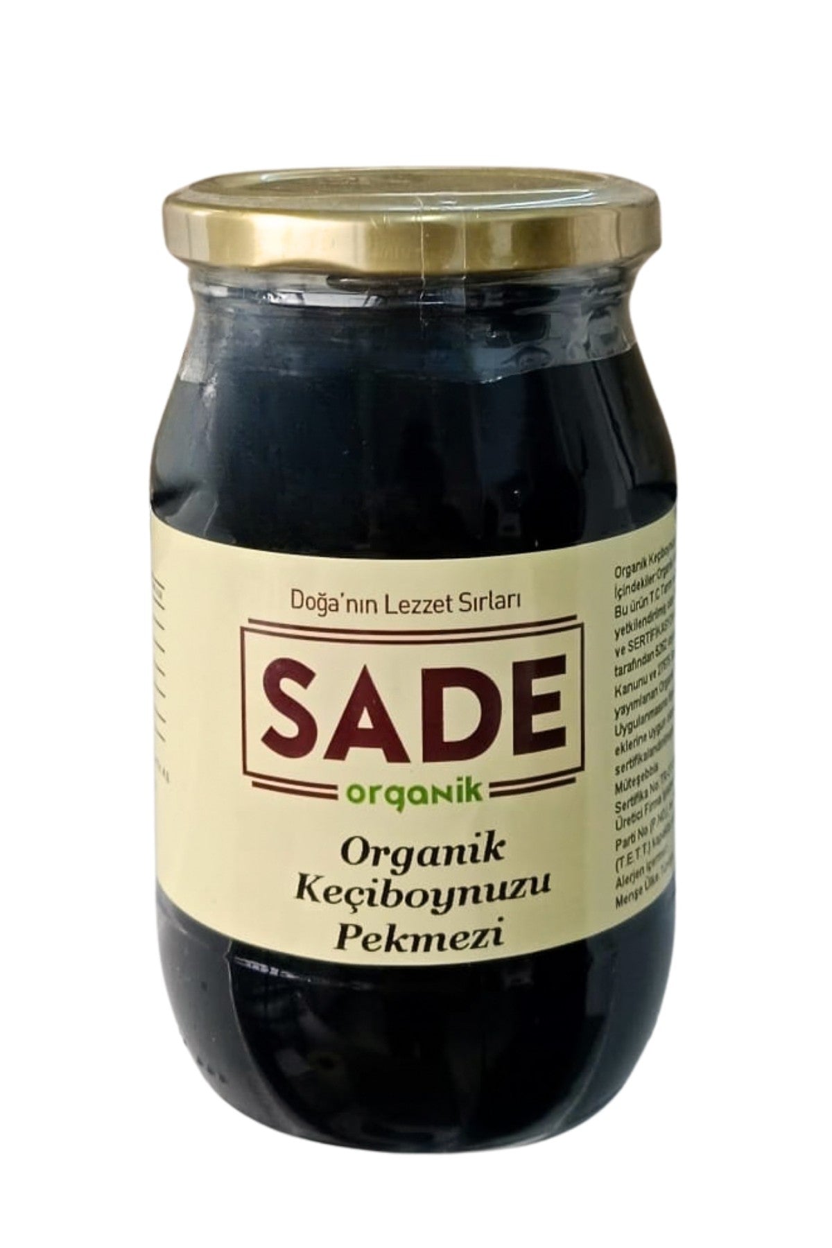 SADE ORGANİK KEÇİBOYNUZU PEKMEZİ 460 GR.