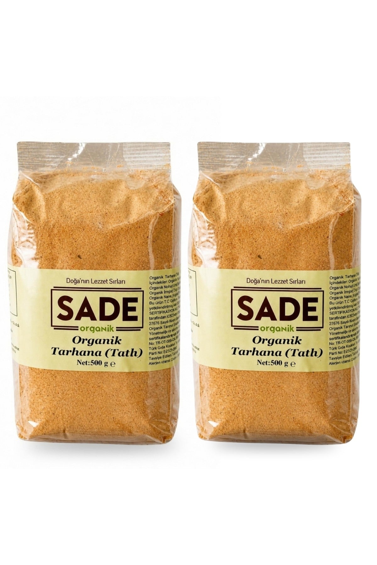 Sade Organik Tatlı Tarhana 500 G 2'li Paket