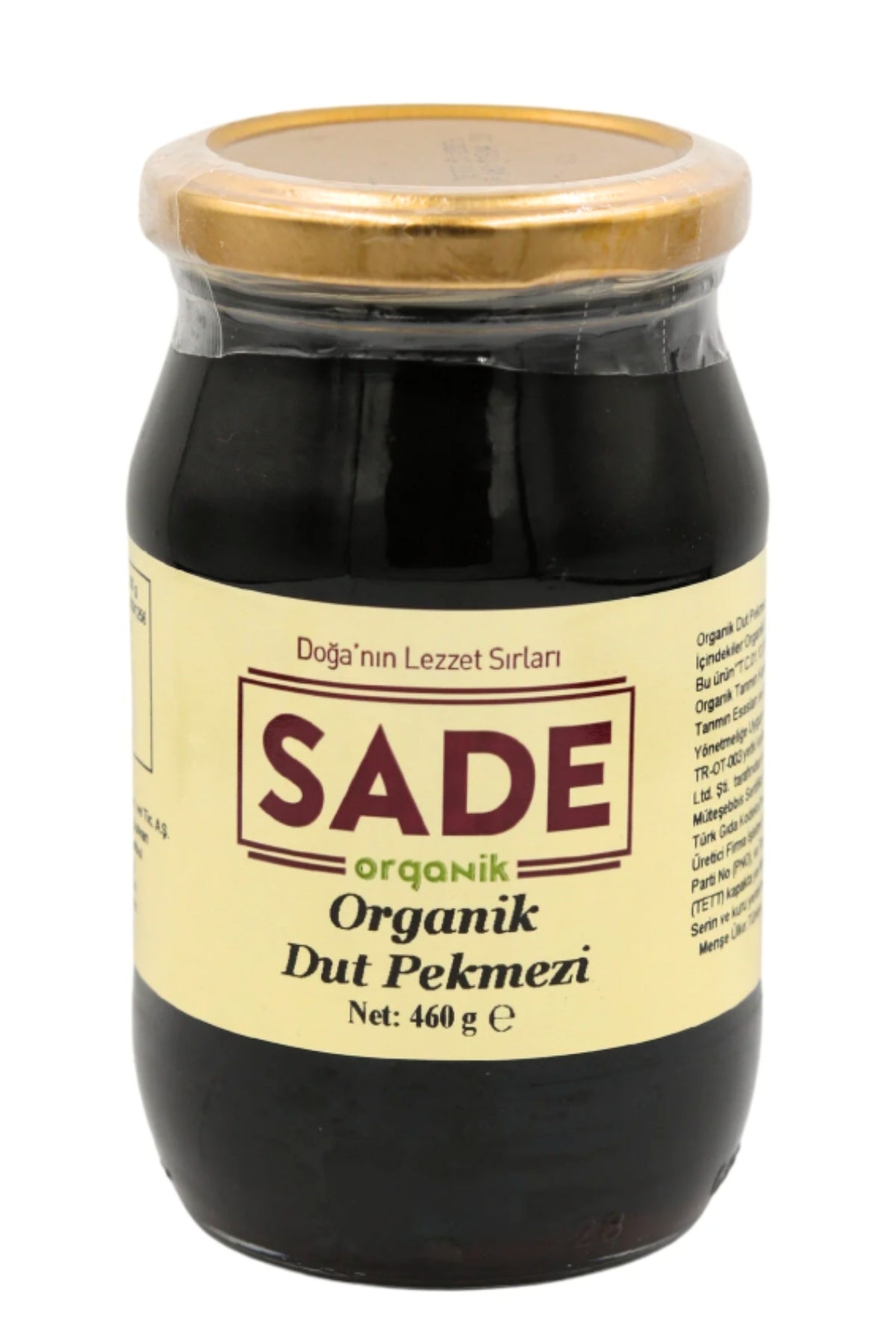 Sade Organik Dut Pekmezi 460 Gr