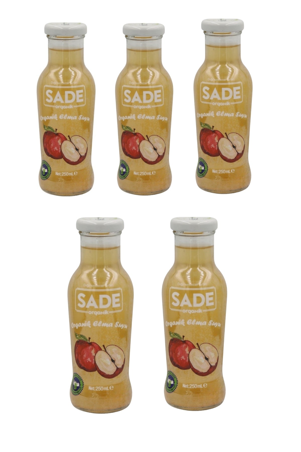 SADE ORGANİK ELMA SUYU 250 ML 5 LI