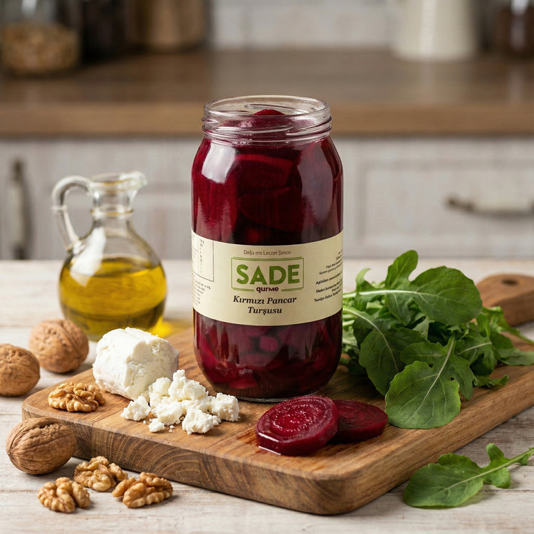 Kırmızı Pancar Turşusu 1200 cc - Katkısız Lezzet
