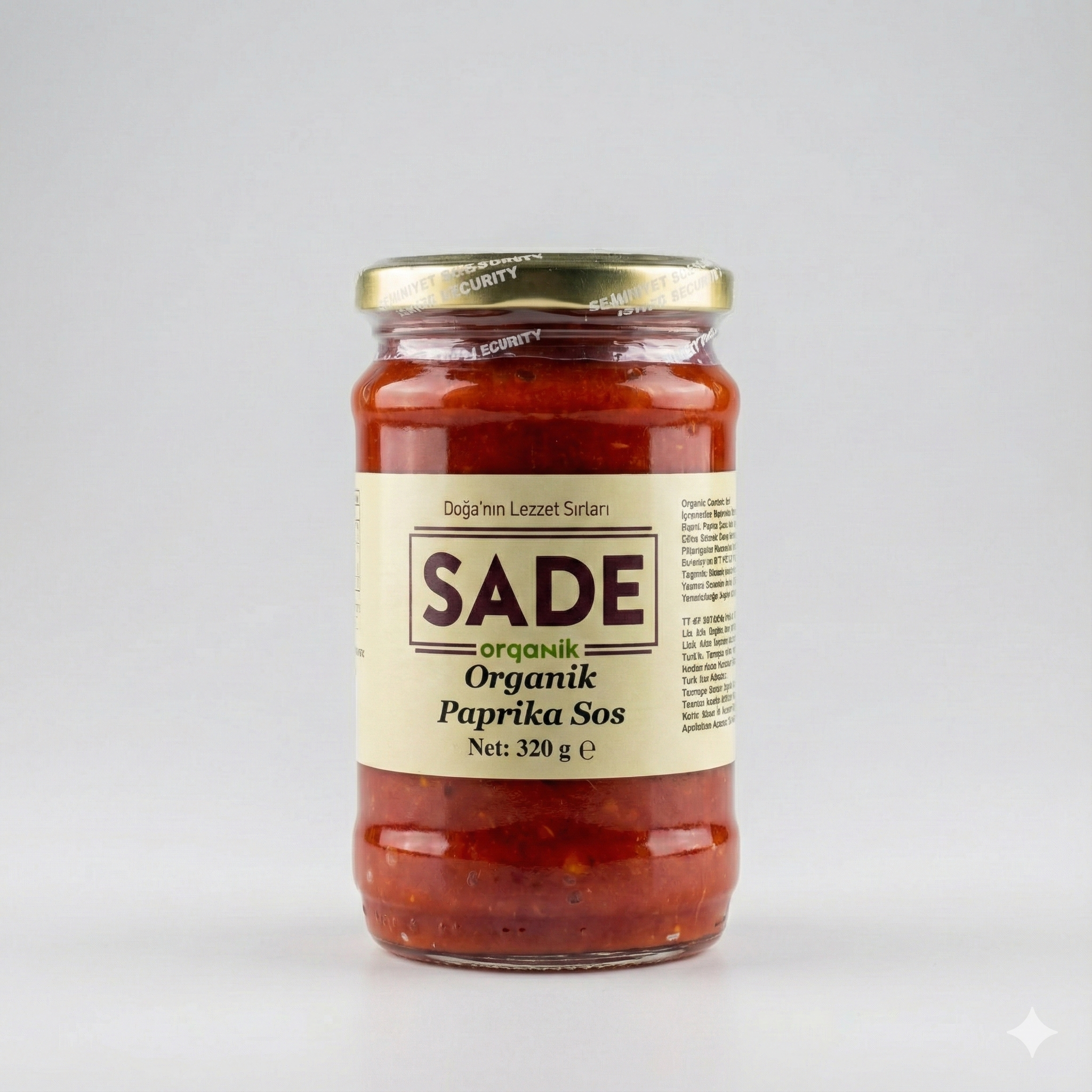 SADE ORGANİK PAPRİKA SOS