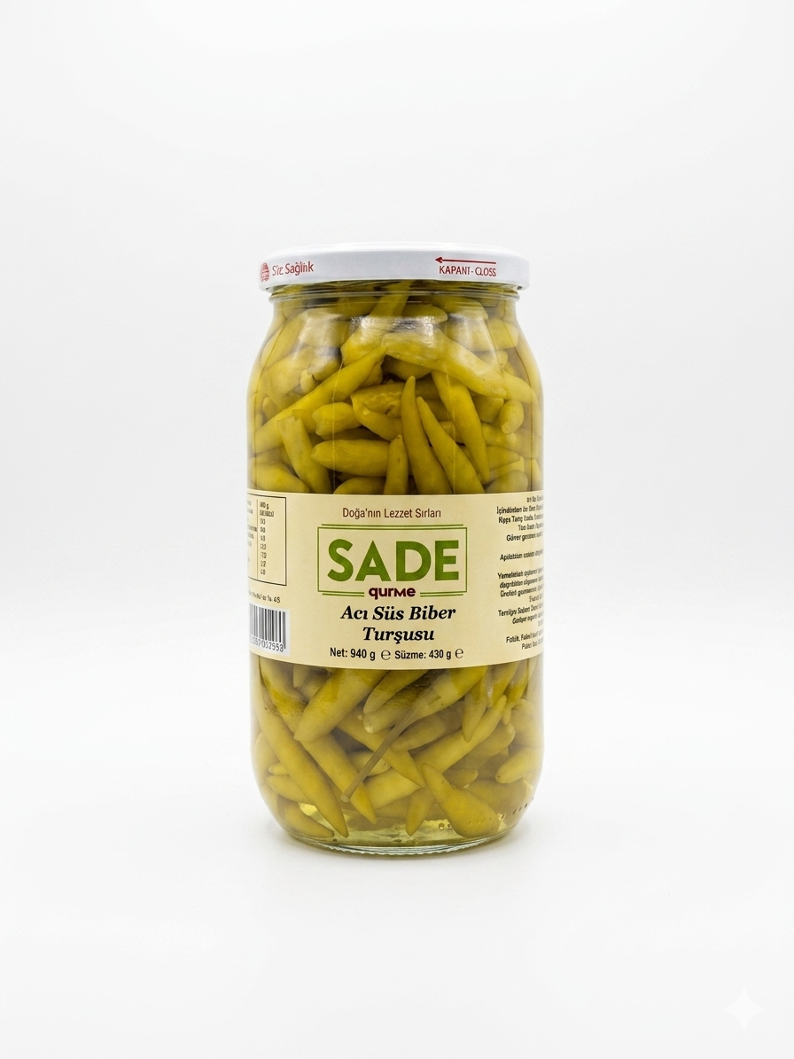 SÜS BİBERİ TURŞUSU 1000 ML