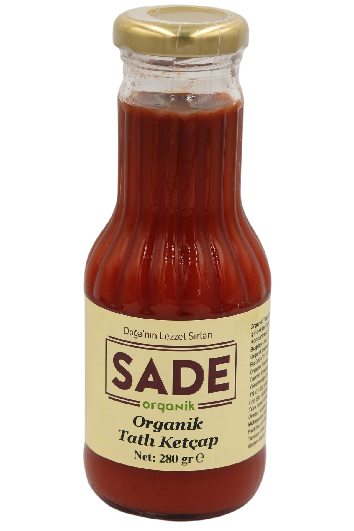 SADE ORGANİK KETÇAP (TATLI) 280 GR