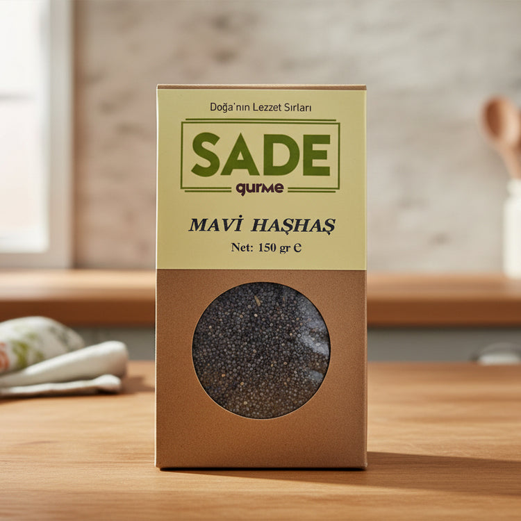 Sade Gurme Mavi Haşhaş - 150 Gr