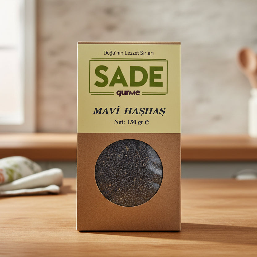 Sade Gurme Mavi Haşhaş - 150 Gr
