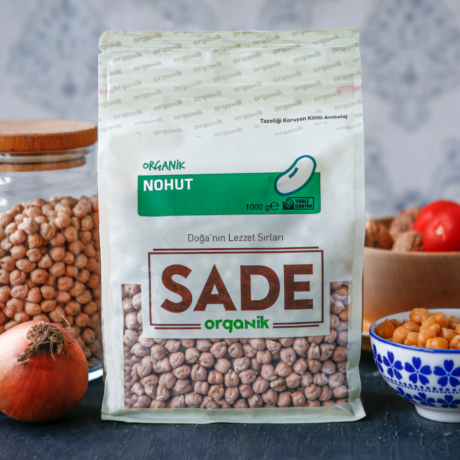 Sade Organik Nohut 1000 Gr
