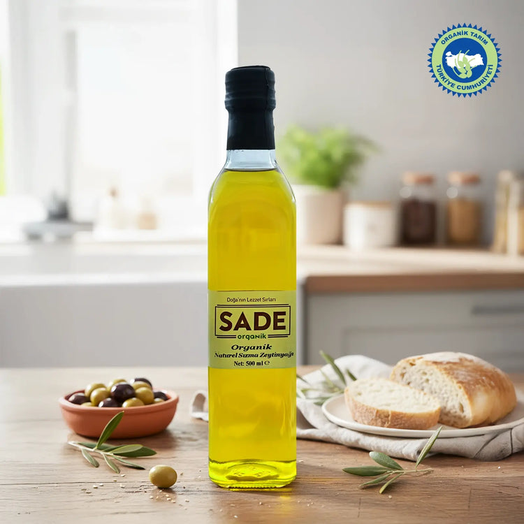 Sade Organik Zeytinyağı – Doğal Sızma 500 ml