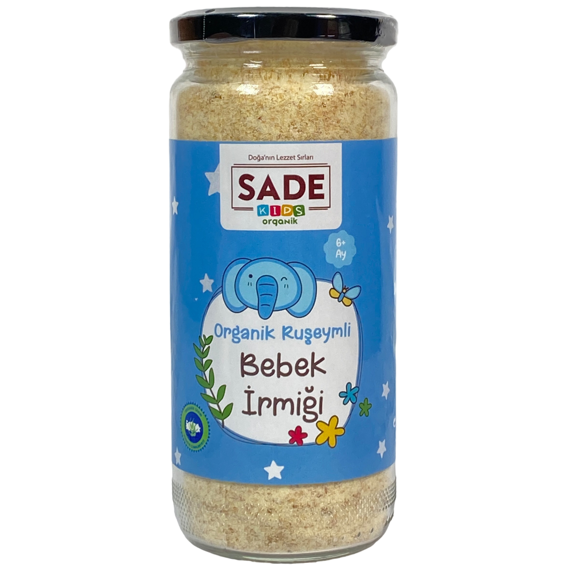 Sade Kids Organik Ruşeymli Bebek İrmiği 250 gr.