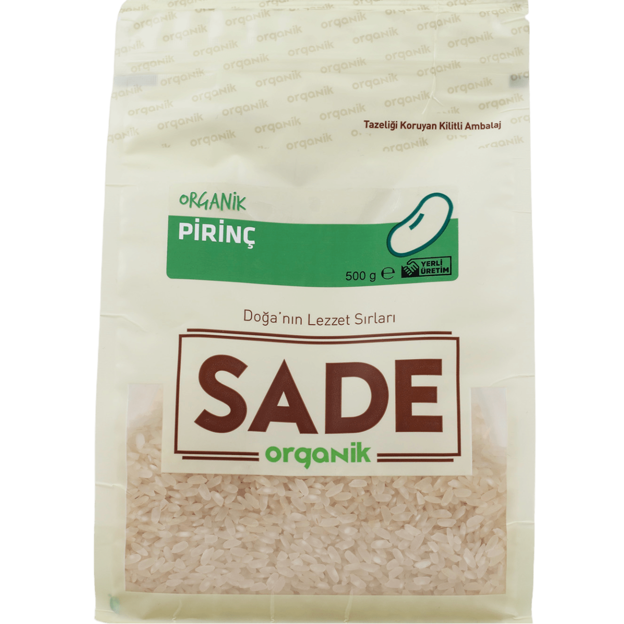 Sade Organik Pirinç 500 Gr