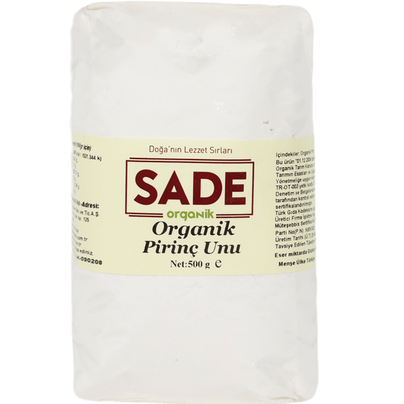 Sade Organik Pirinç Unu 500 Gr