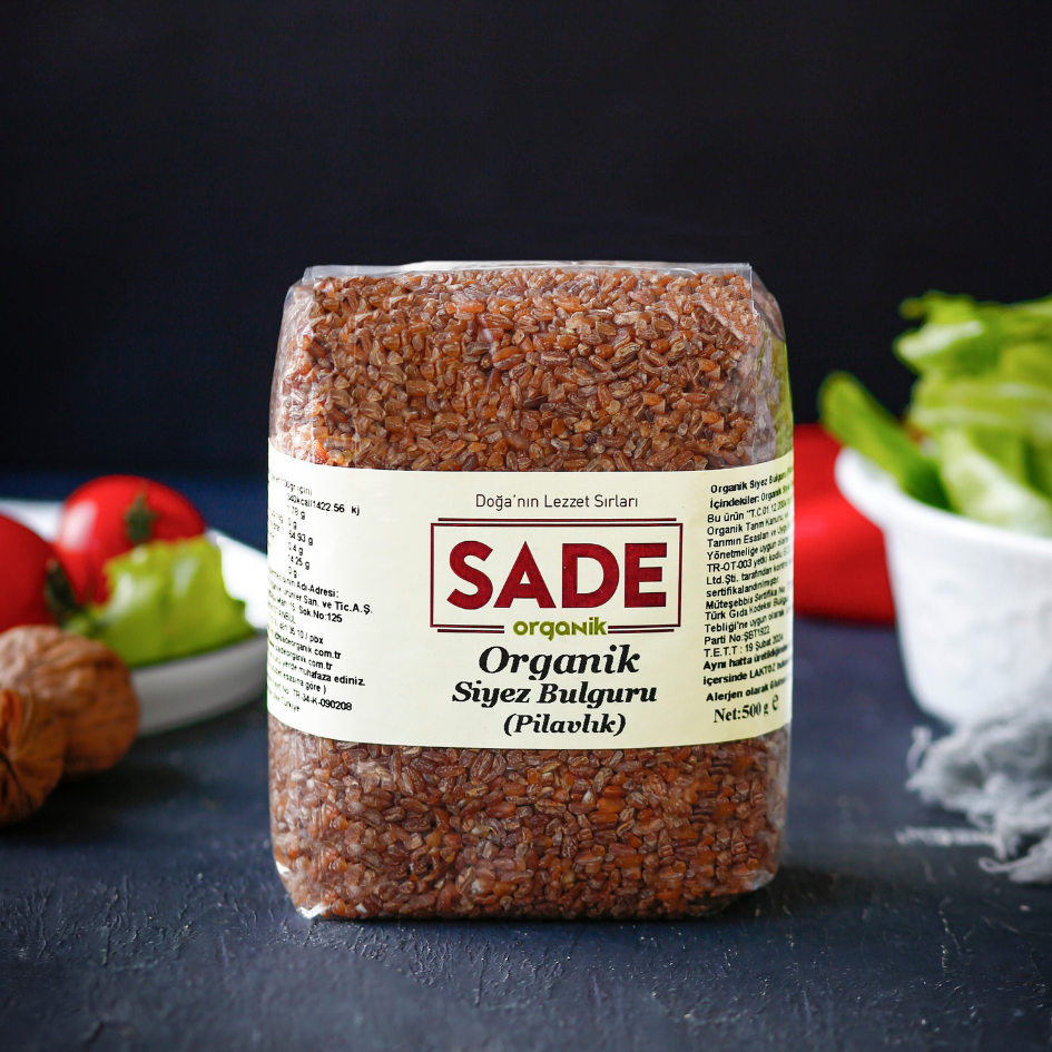 Sade Organik Siyez Bulgur 500 Gr