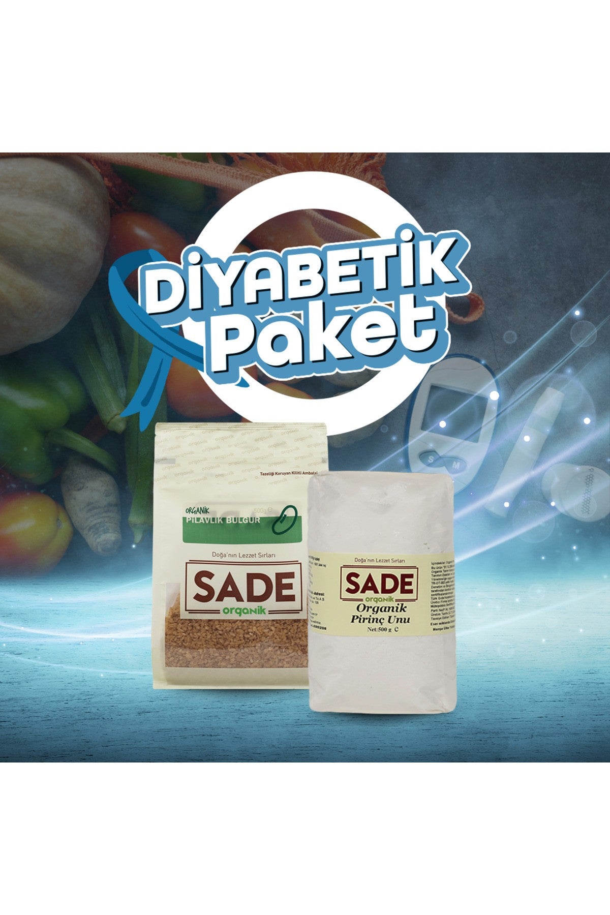 SADE ORGANİK NOHUT 1000 GR 2 Lİ PK