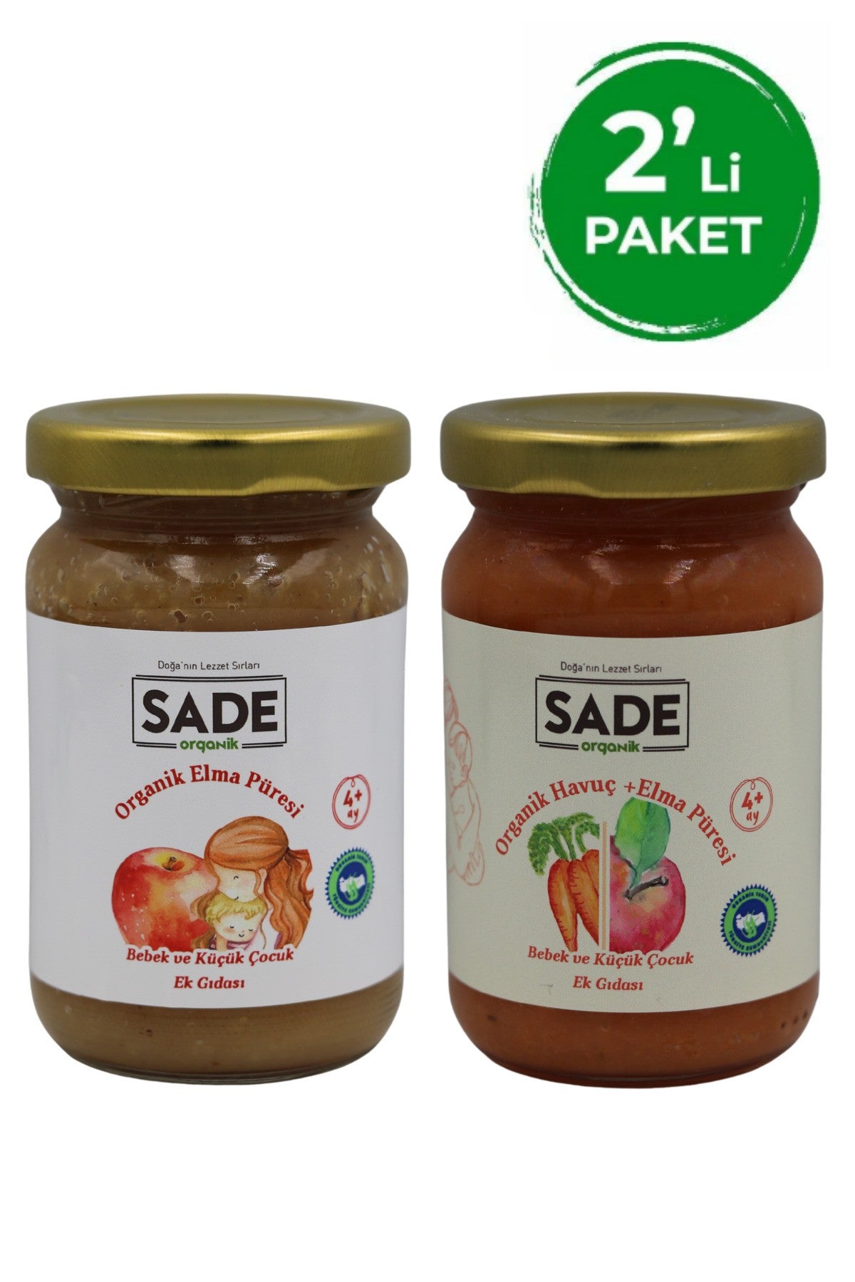 SADE ORGANİK KURU FASULYE 1000 GR 2 Lİ PAKET