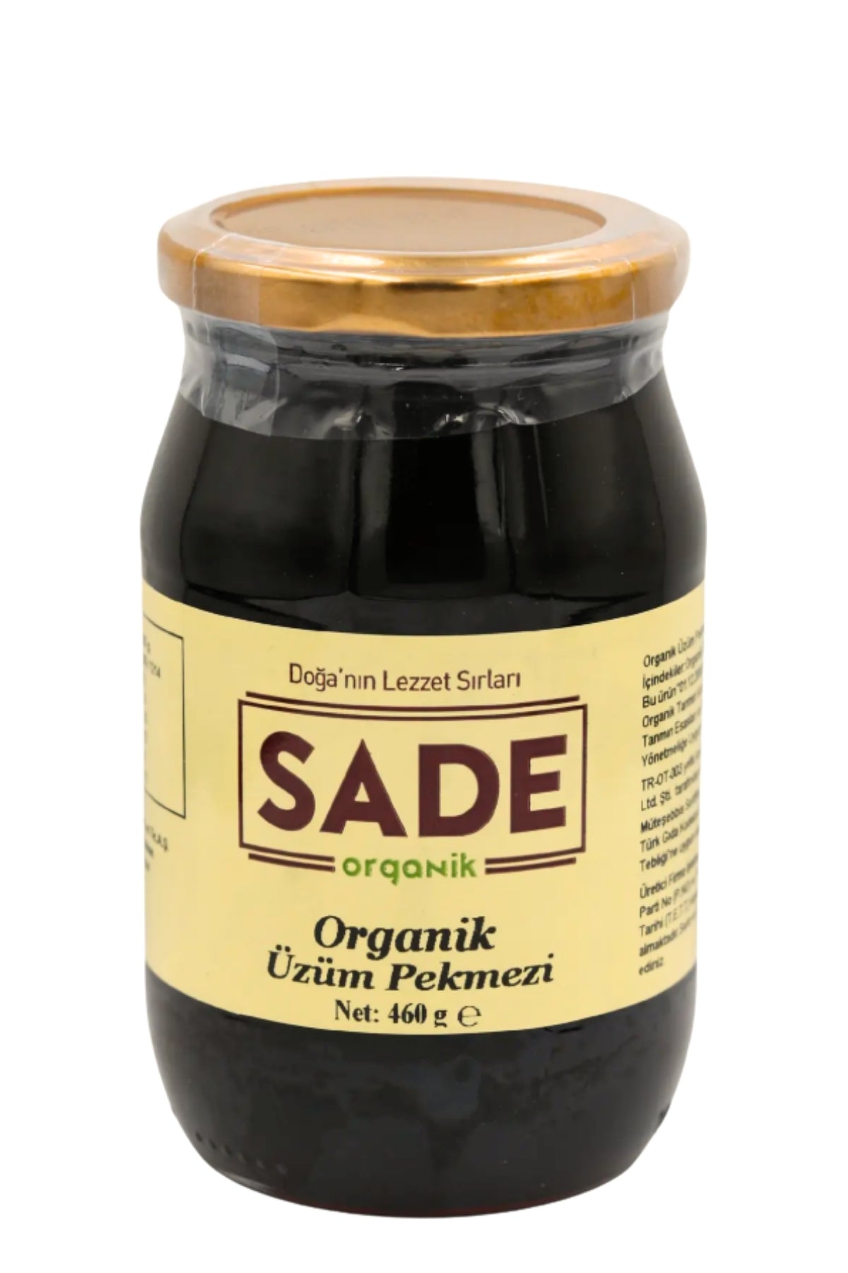 SADE ORGANİK 460 GR ÜZÜM PEKMEZİ
