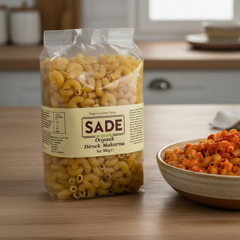 Sade Organik Dirsek Makarna 500 gr.