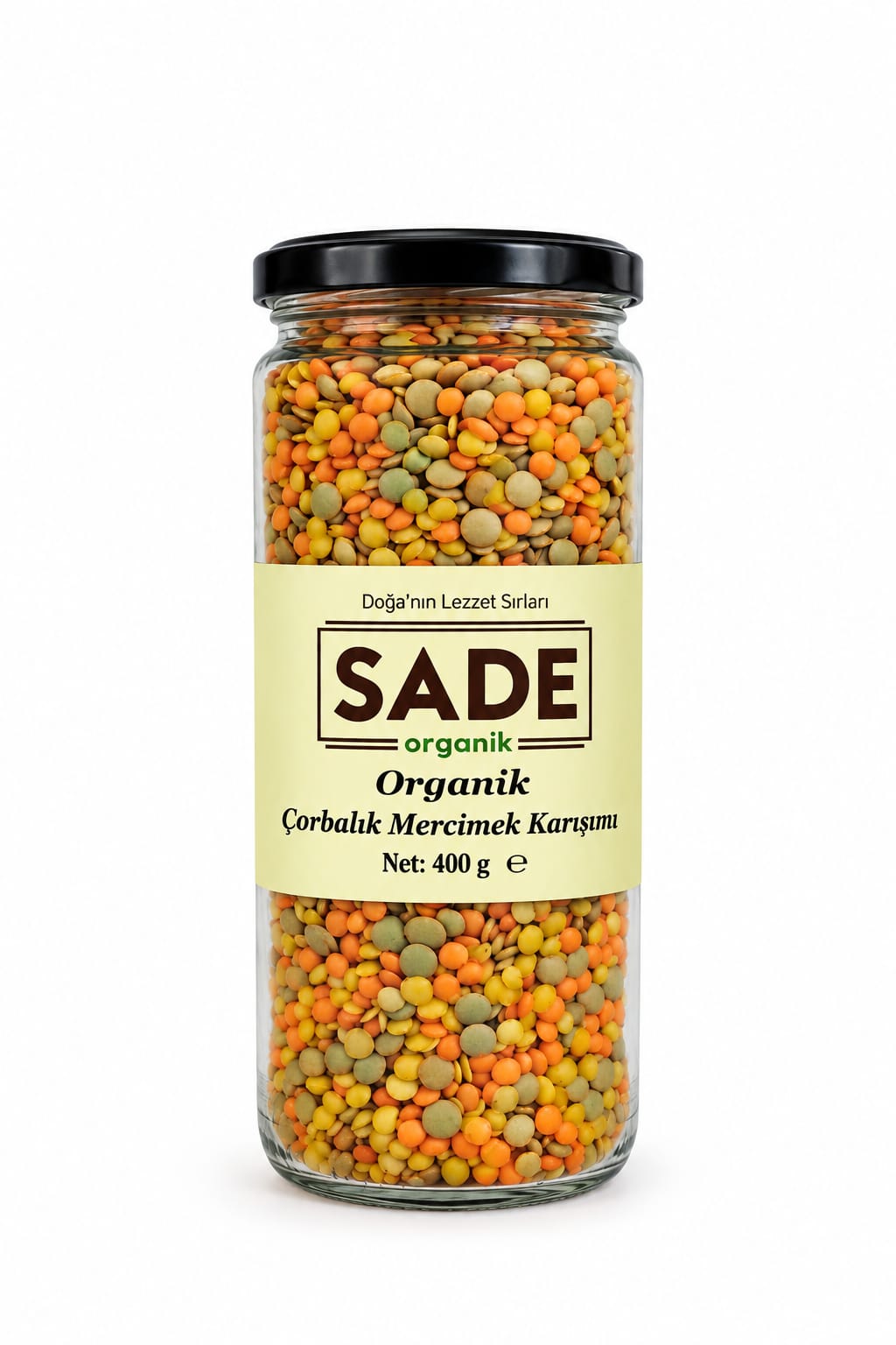 Sade Organik Çorbalık Mercimek Karışımı 400 gr