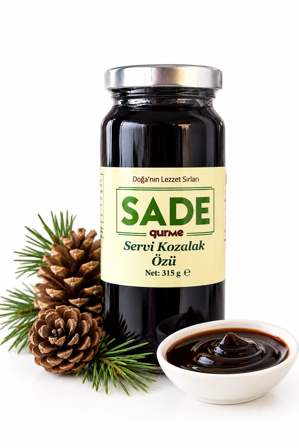 Sade Gurme Servi Kozalak Özü 315 gr