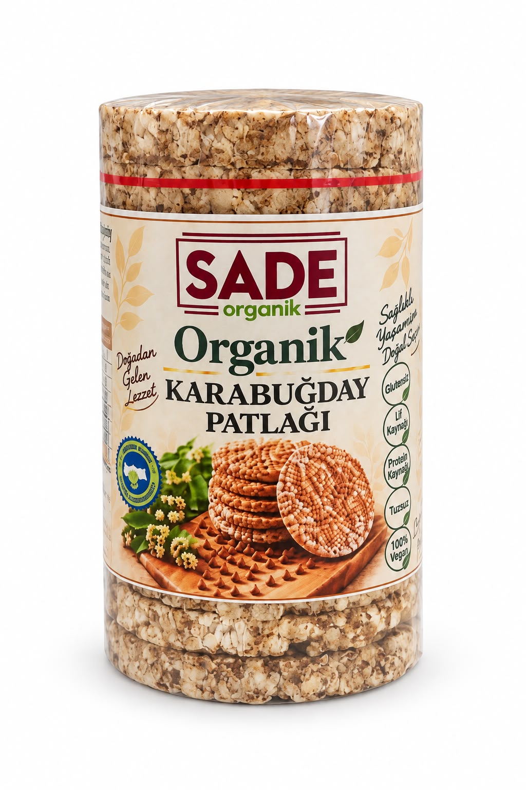 Sade Organik Karabuğday Patlağı 100 gr